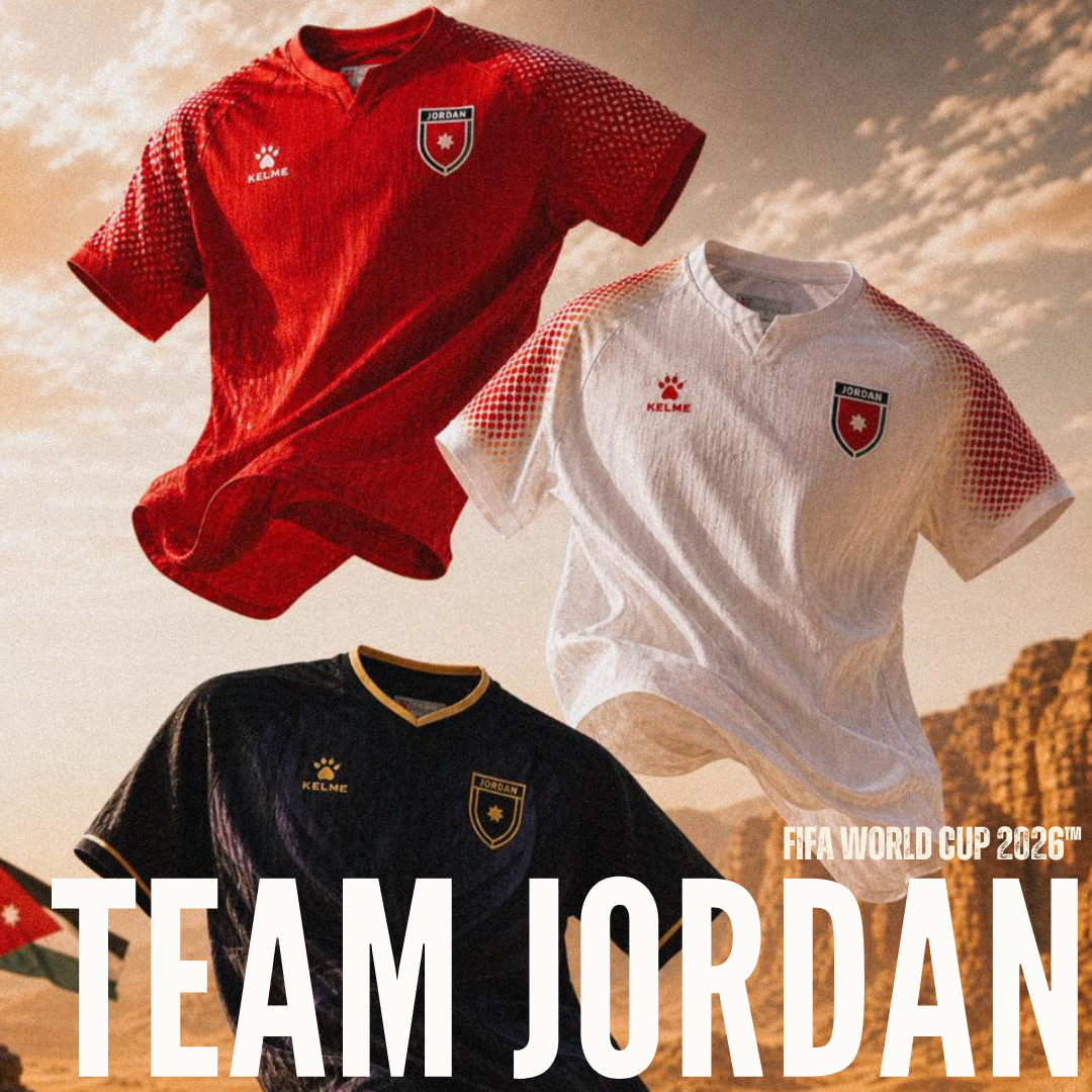 NUEVA PIEL MUNDIALISTA KELME PARA LA SELECCIÓN JORDANA