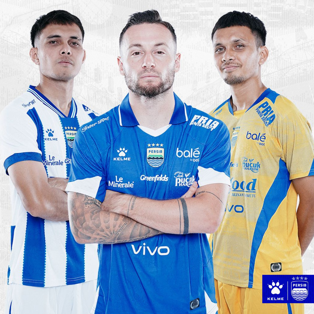 PERSIB BANDUNG Y KELME PRESENTAN LAS EQUIPACIONES DE LA TEMPORADA 25/26