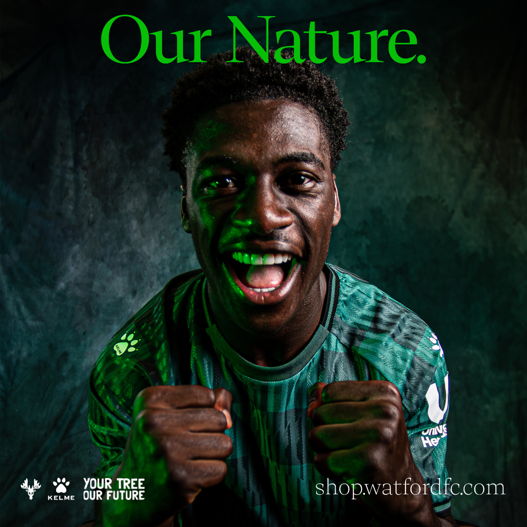 WATFORD FC AND KELME UNVEIL THEIR AWAY KIT FOR THE 25/26 SEASON