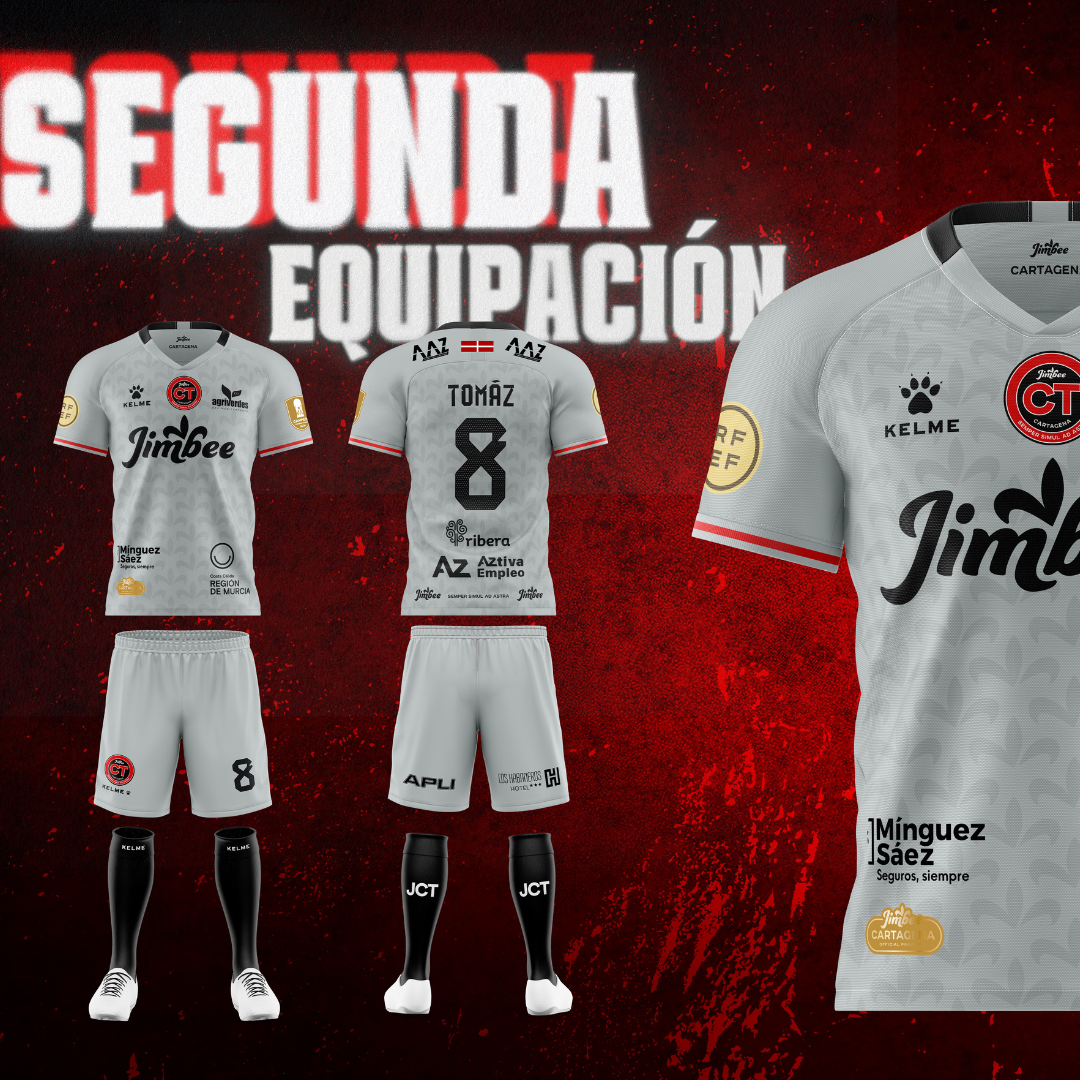 Jimbee Cartagena 2025 アウェイユニフォーム IMANE Jimbee Cartagena and Kelme present their second kit for the 2024