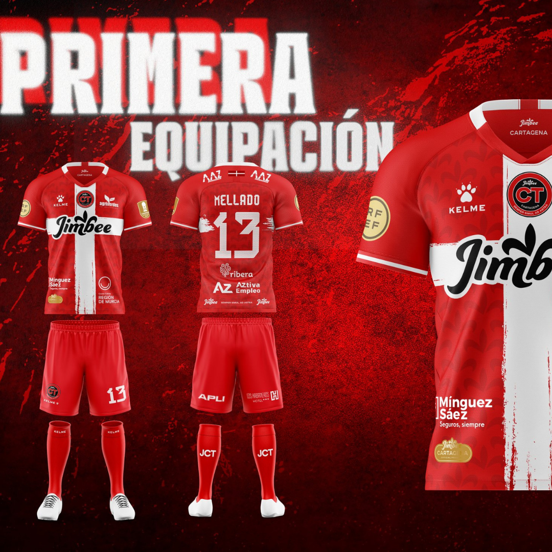 Jimbee Cartagena and Kelme present their home kit for the 2024/25