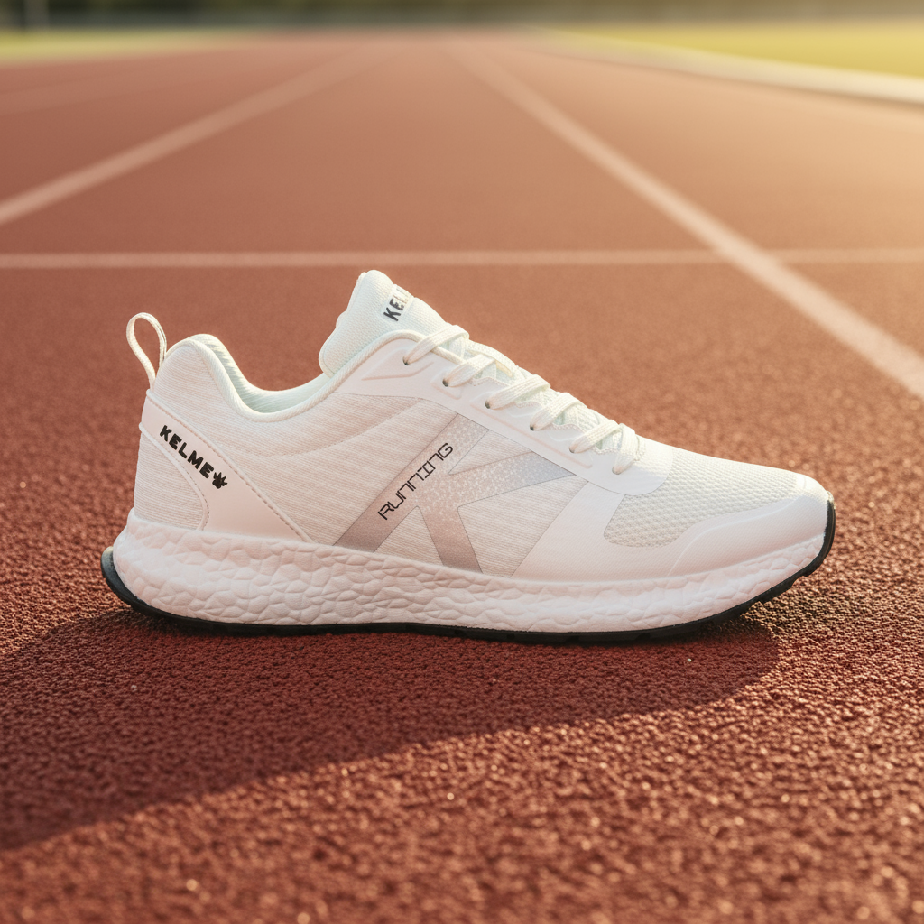 Ténis de corrida K-Rookie branco e azul-turquesa