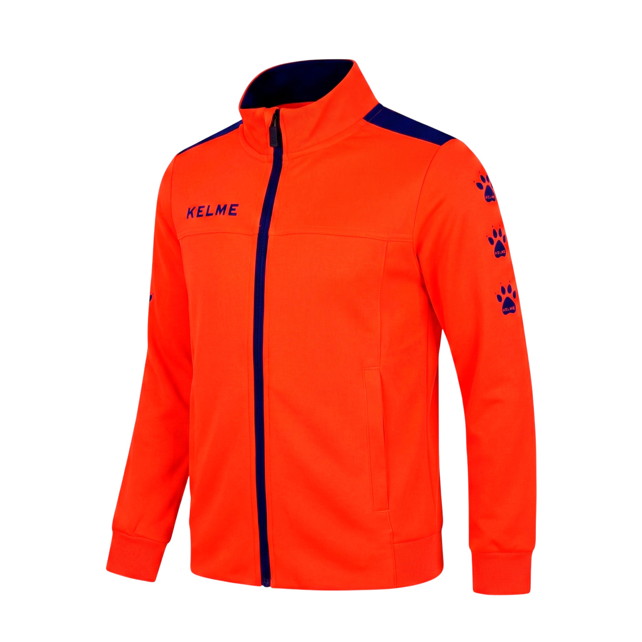 Casaco de fato de treino infantil Lynx laranja e azul