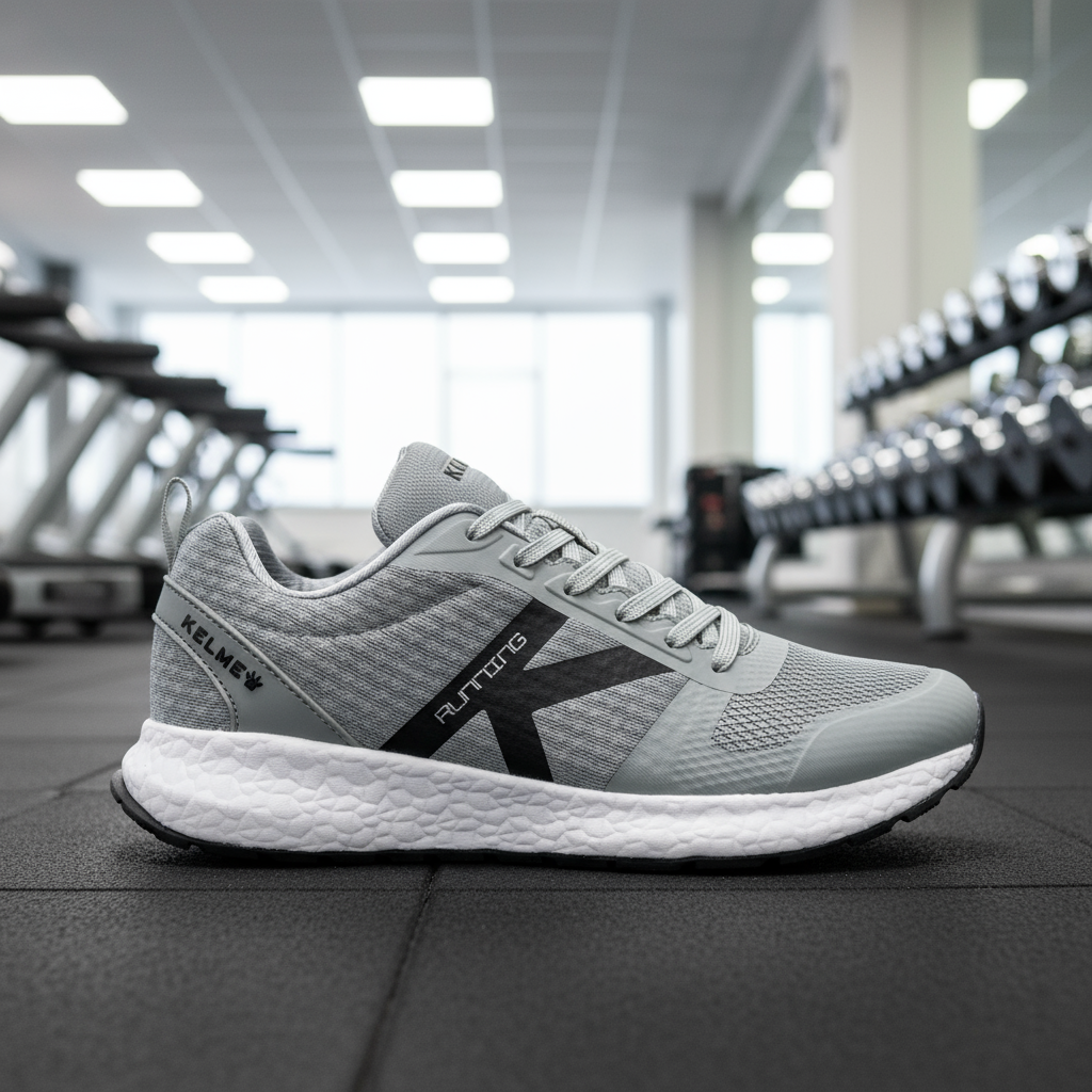 ZAPATILLAS RUNNING K-ROOKIE GRIS NEGRO