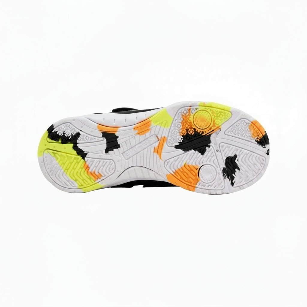 ZAPATILLAS DE FÚTBOL SALA DE NIÑO FINAL ELASTIC INDOOR NEGRO