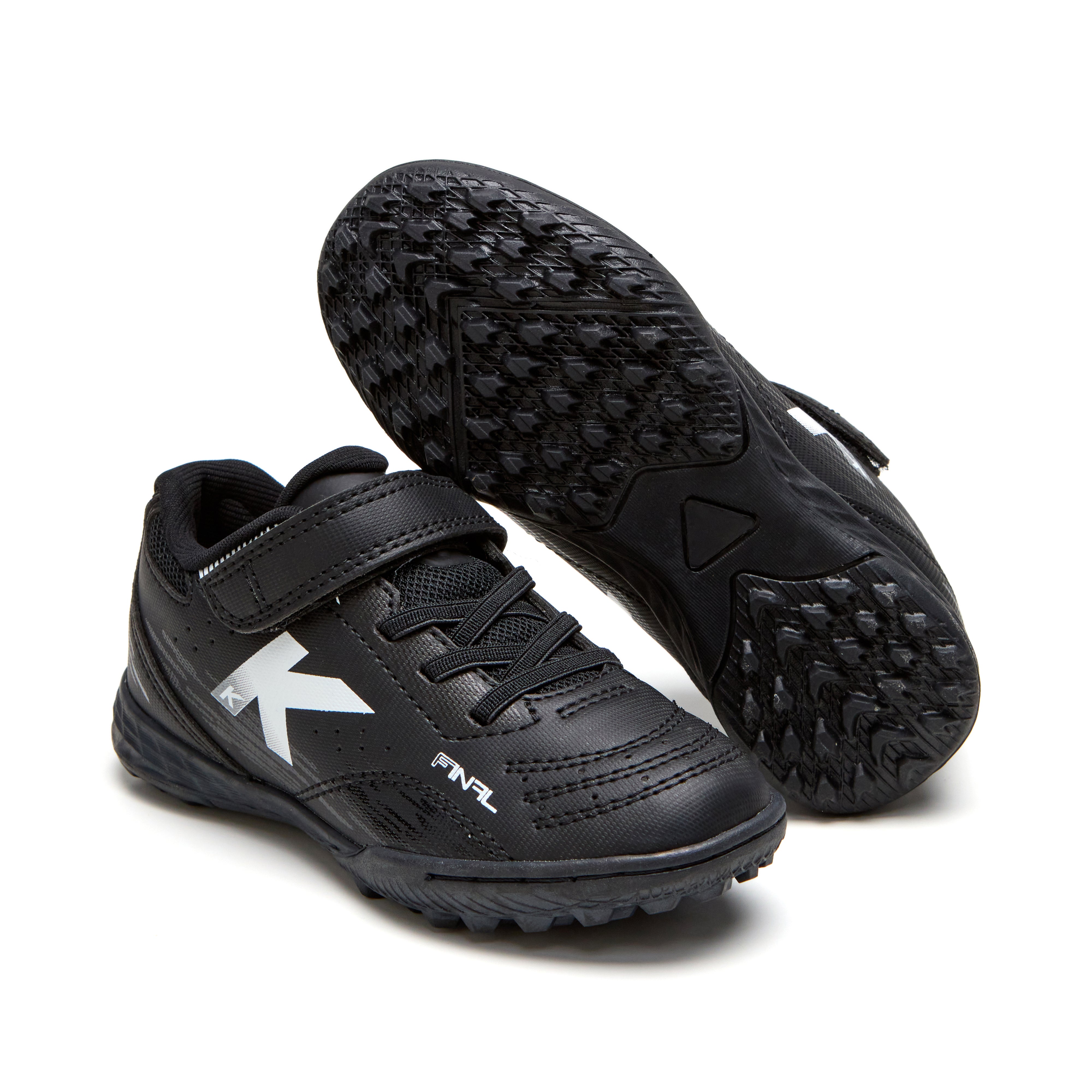ZAPATILLAS DE NIÑO FINAL ELASTIC TURF NEGRO