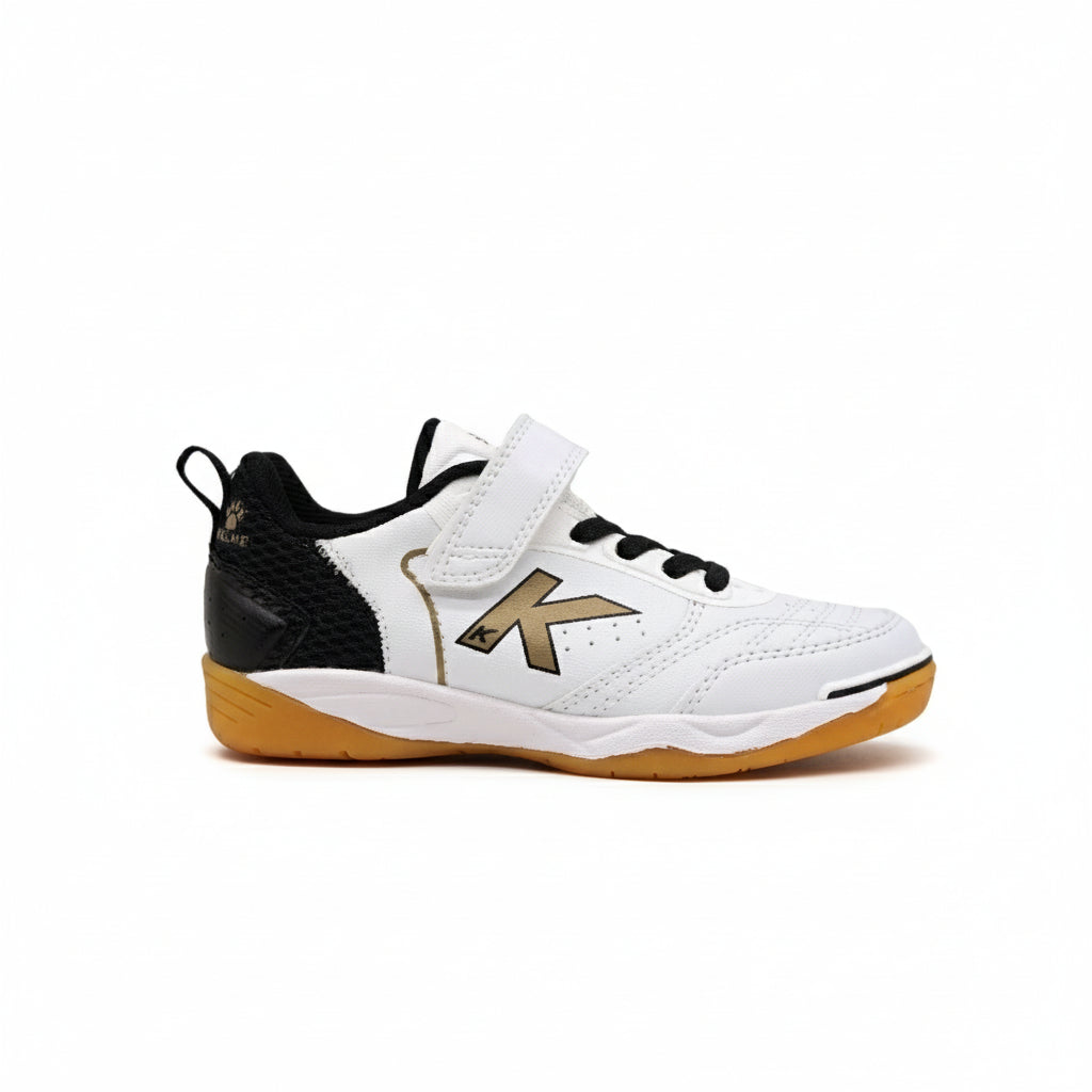 ZAPATILLAS DE FÚTBOL SALA DE NIÑO GOLEIRO ELASTIC INDOOR BLANCO-NEGRO