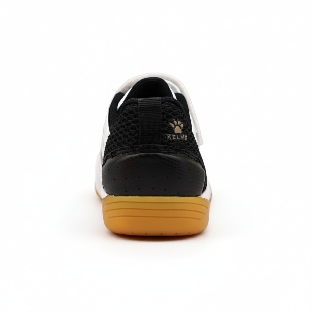 ZAPATILLAS DE FÚTBOL SALA DE NIÑO GOLEIRO ELASTIC INDOOR BLANCO-NEGRO