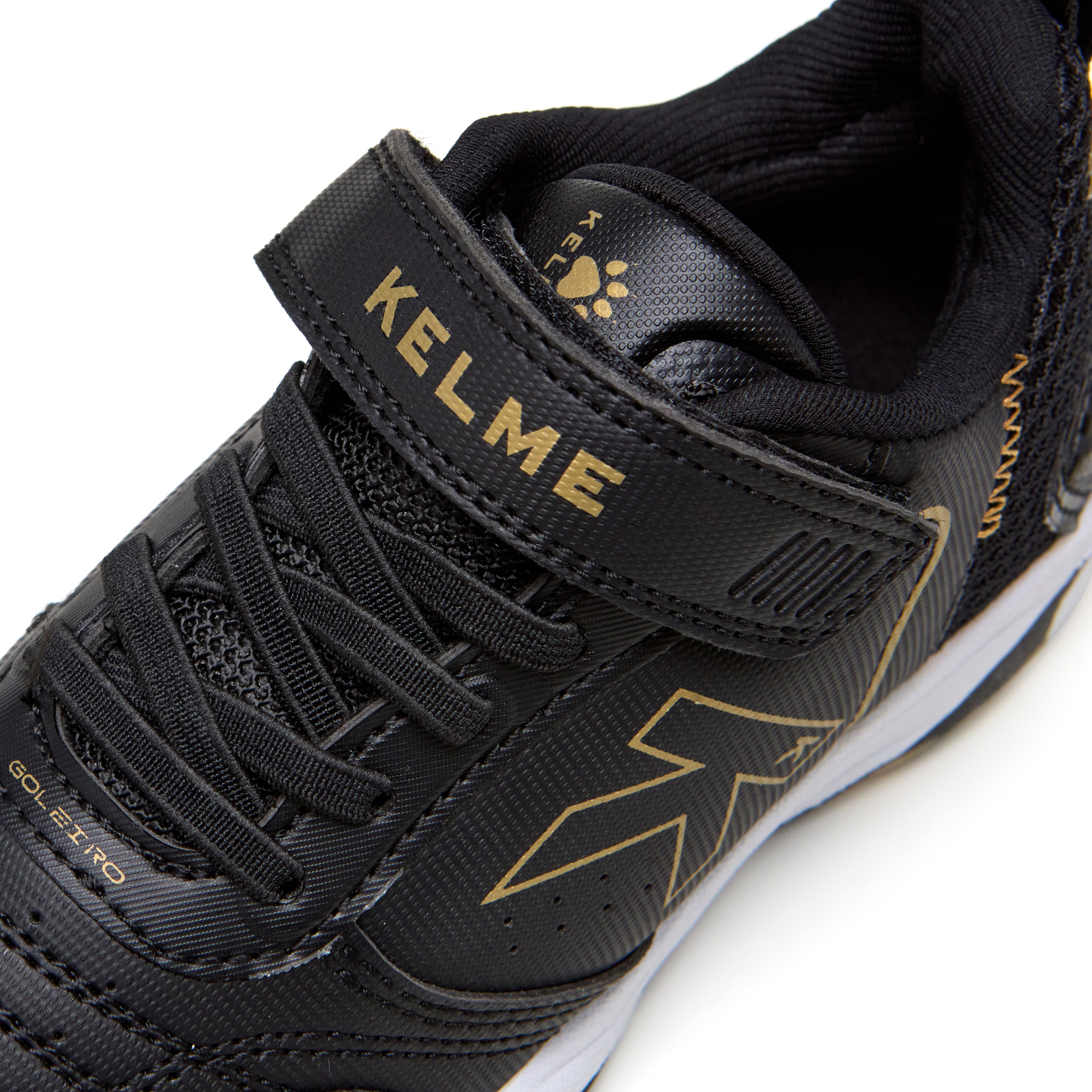 GOLEIRO ELASTIC INDOOR BLACK CHILDREN'S SHOES