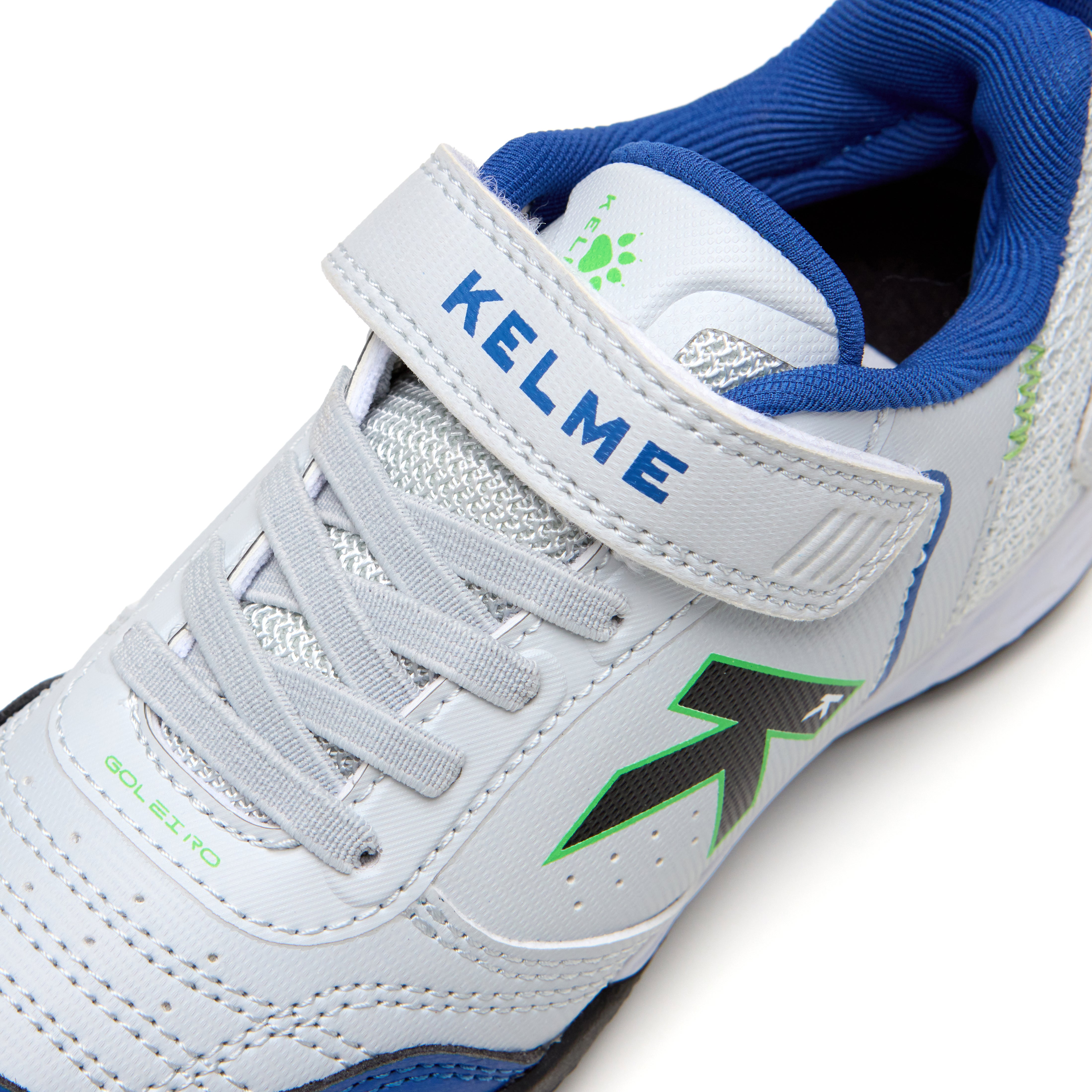 ZAPATILLAS DE NIÑO GOLEIRO TURF ELASTIC GRIS
