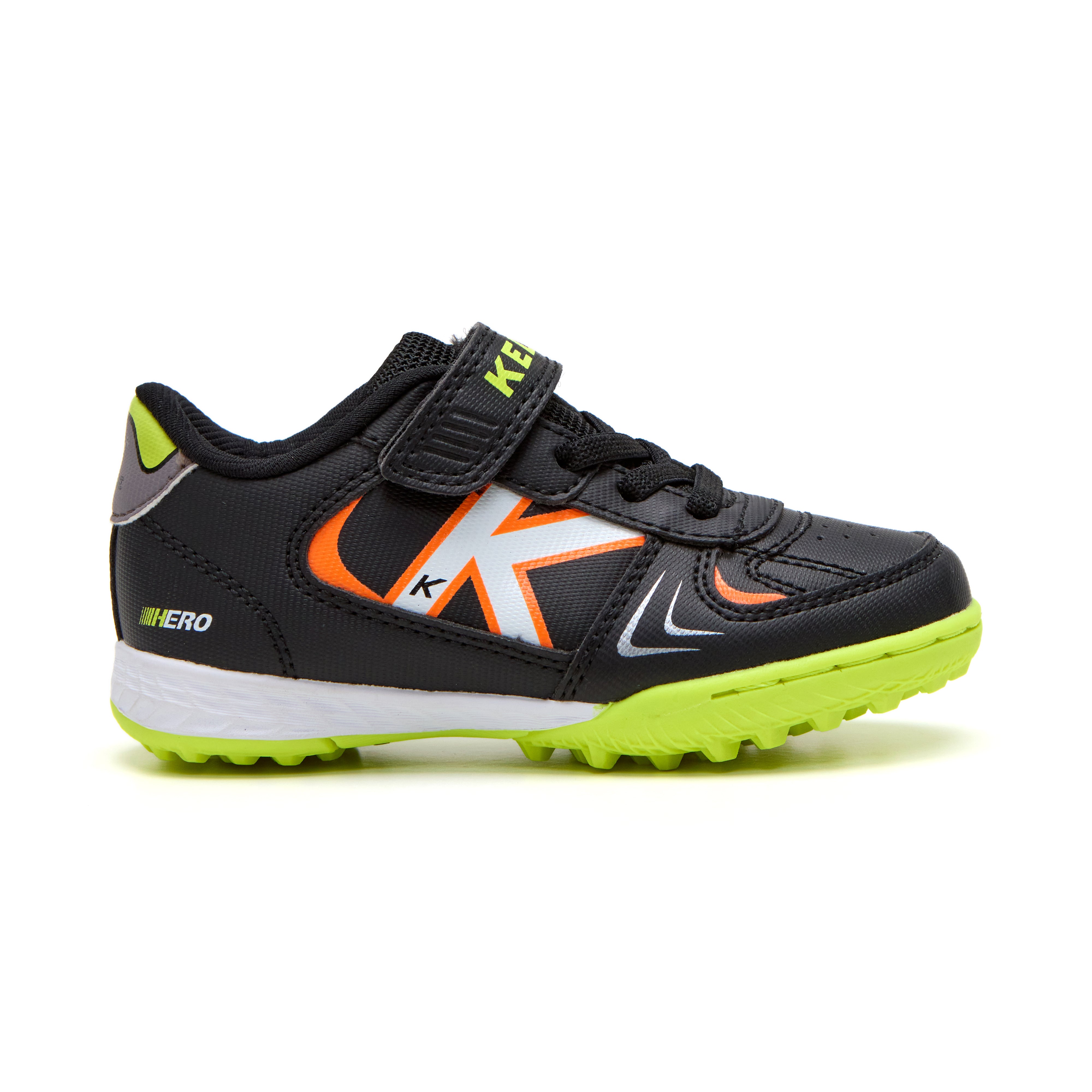 ZAPATILLAS DE NIÑO HERO TURF ELASTIC NEGRO