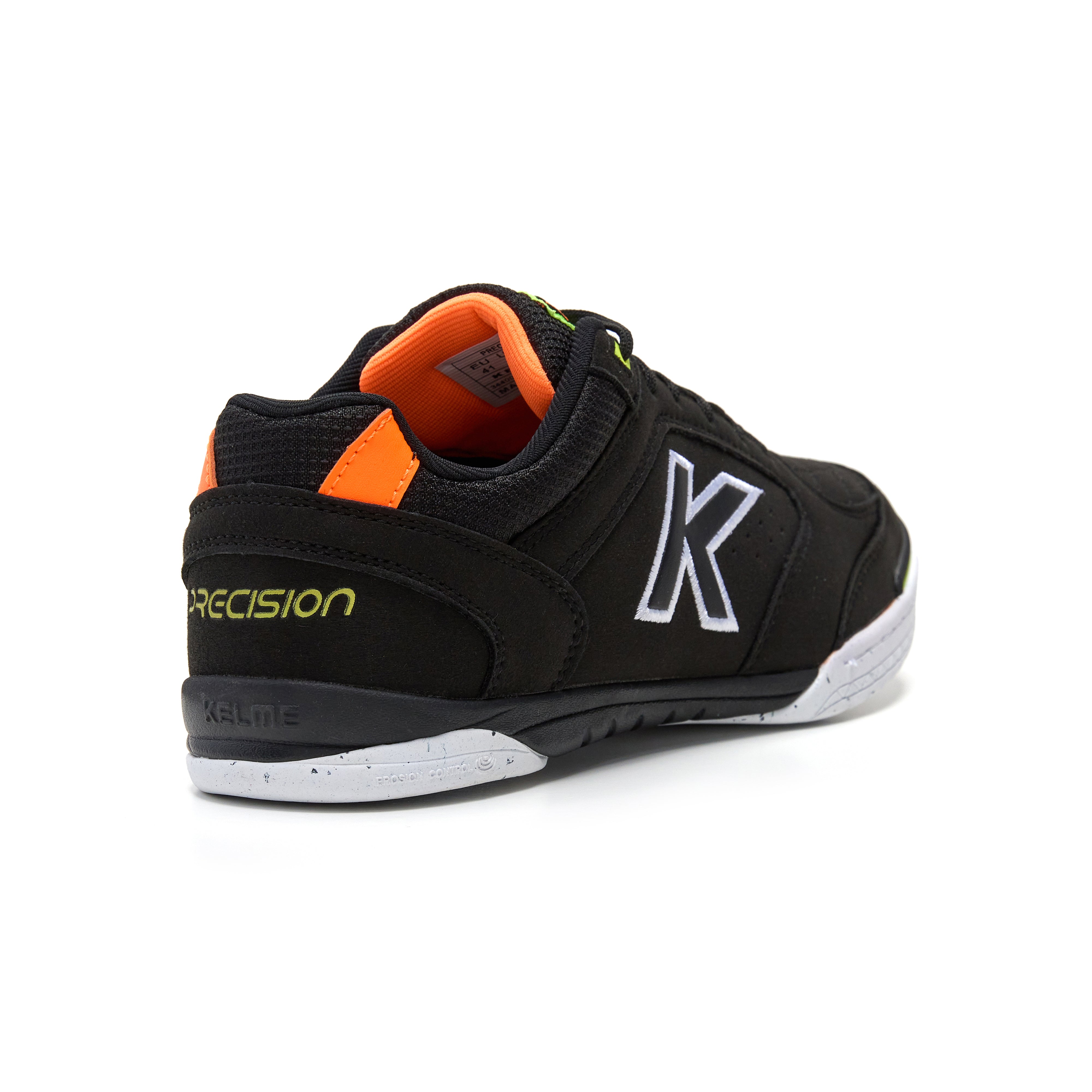 ZAPATILLAS DE FÚTBOL SALA PRECISION NEGRO NARANJA