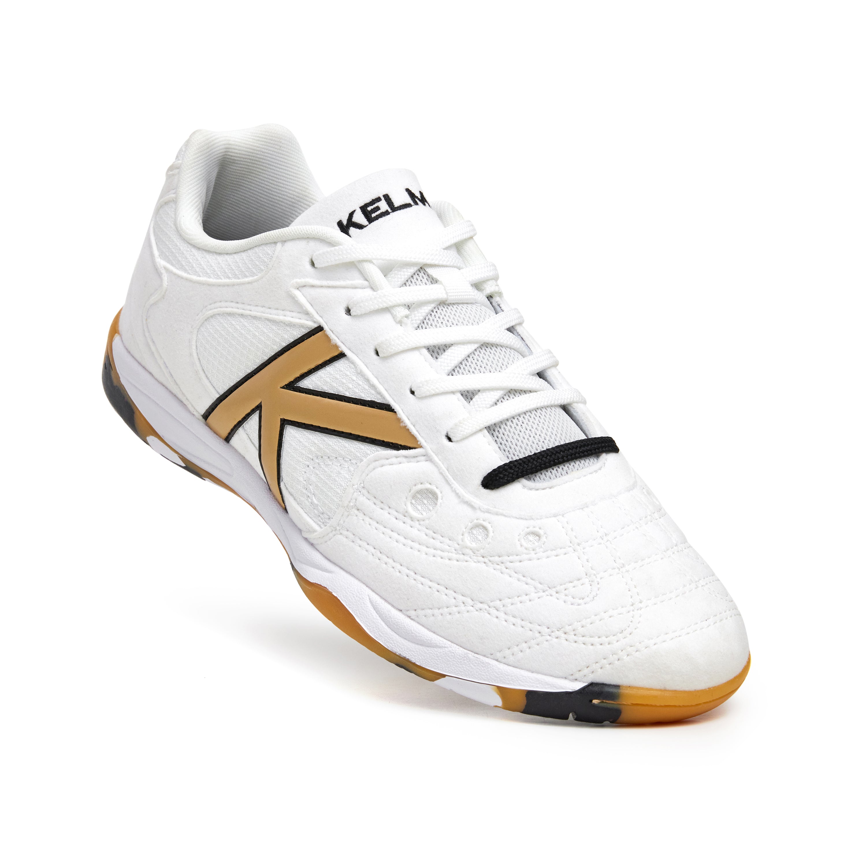 ZAPATILLAS DE FÚTBOL SALA INDOOR COPA BLANCO-ORO-NEGRO