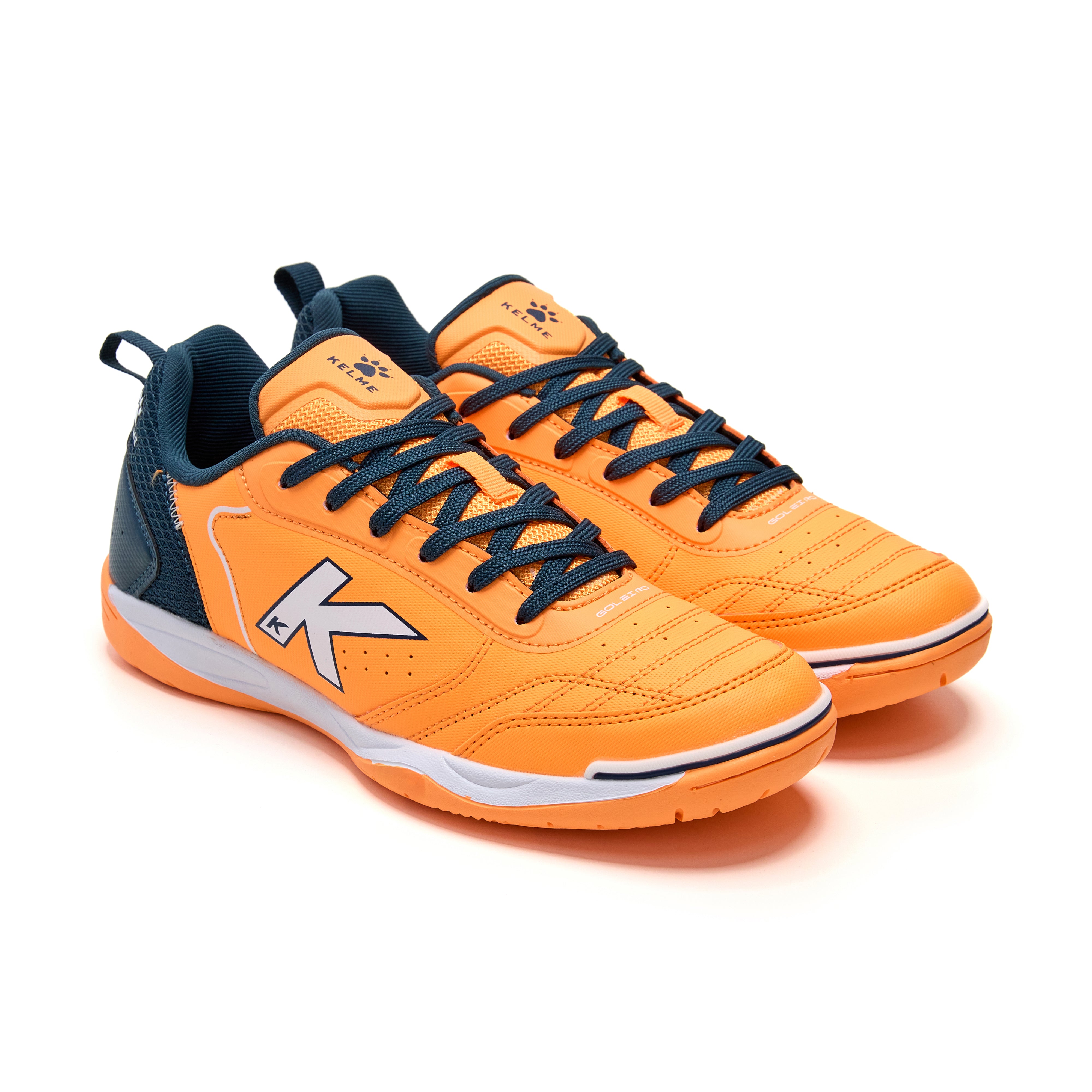 ZAPATILLAS DE FÚTBOL SALA GOLEIRO NARANJA AZUL