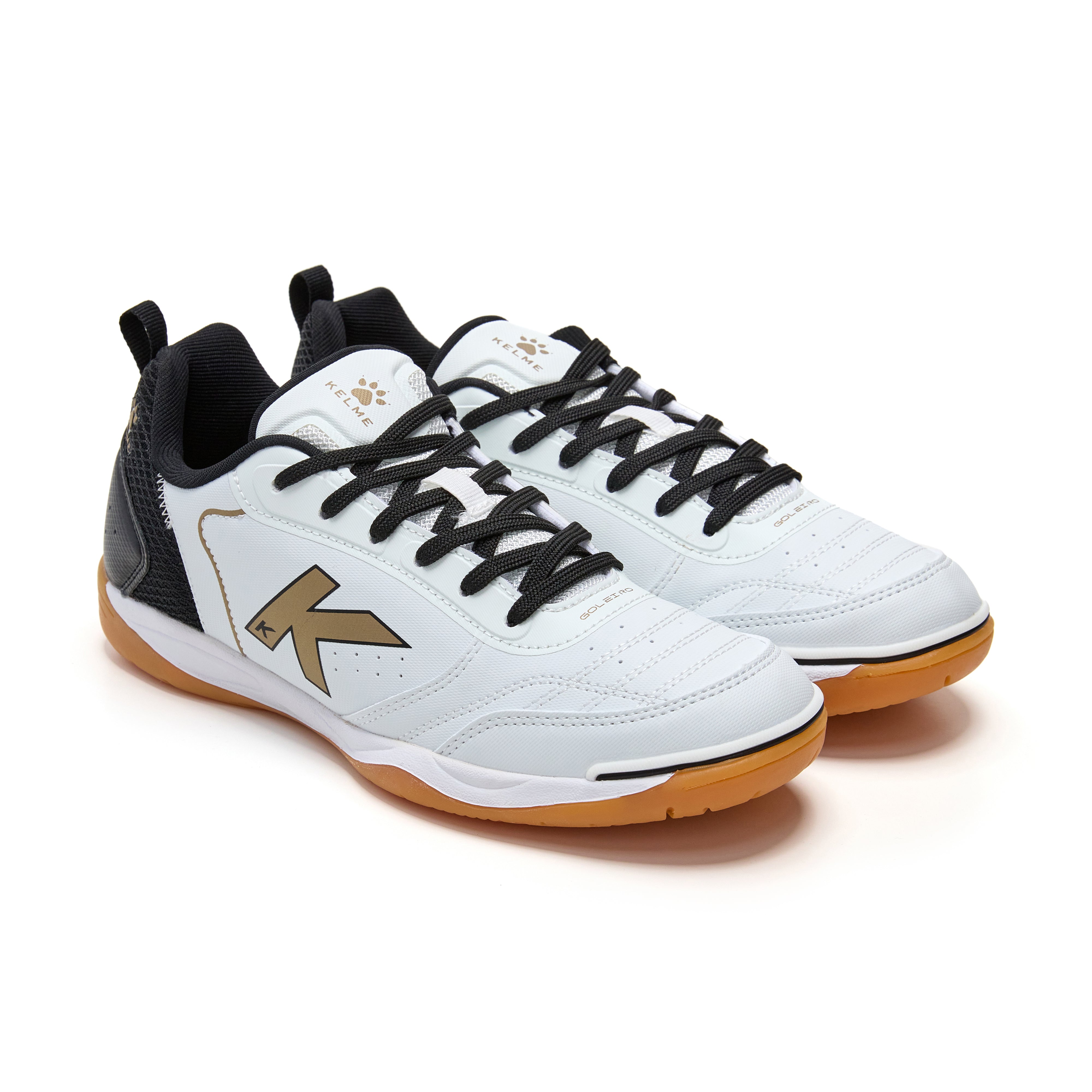 ZAPATILLAS DE FÚTBOL SALA GOLEIRO BLANCO NEGRO