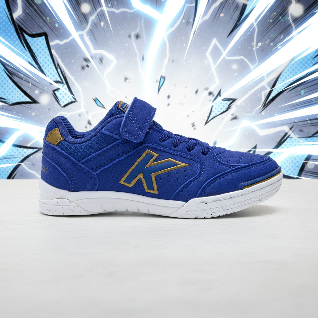 ZAPATILLAS DE NIÑO PRECISION ELASTIC AZUL DORADO