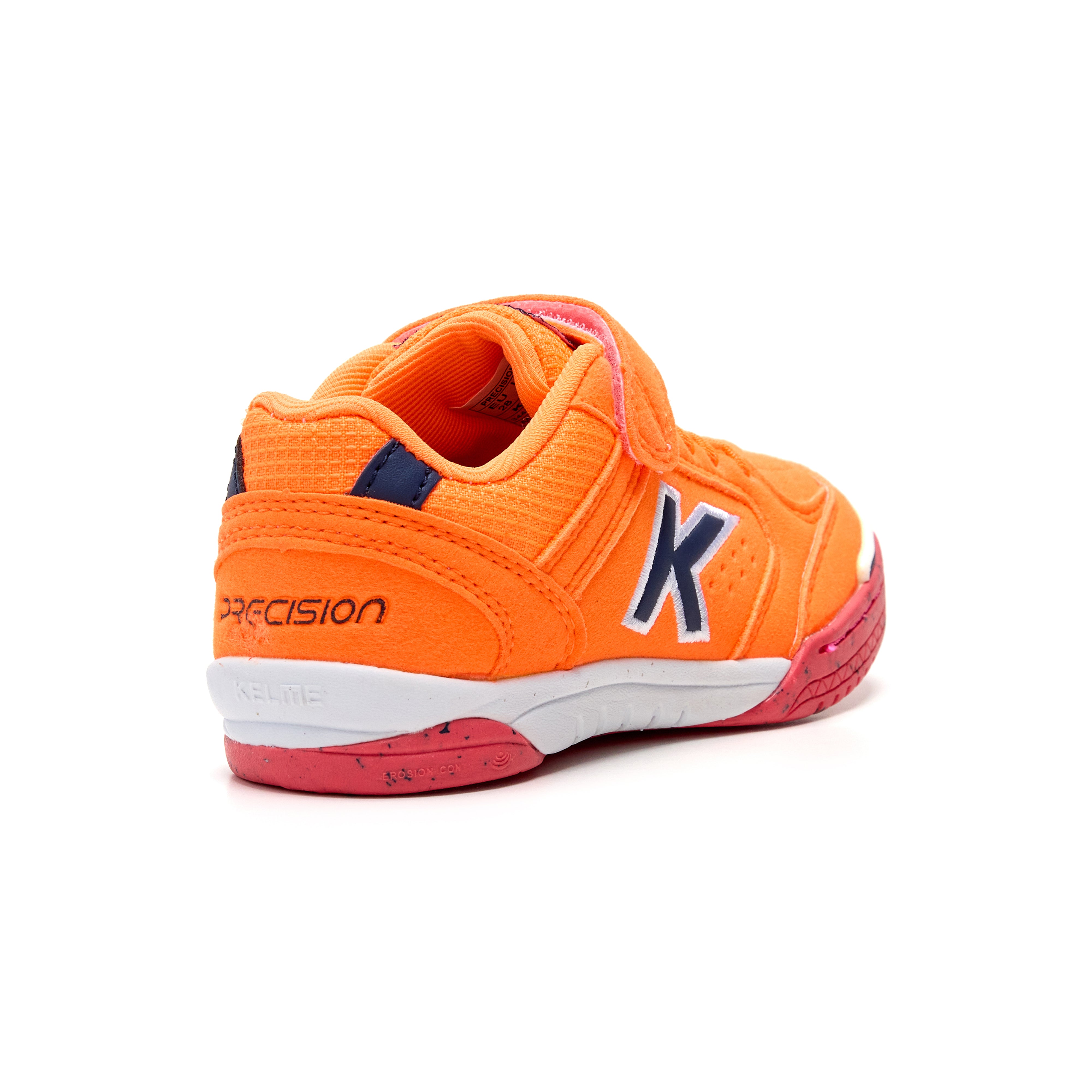 ZAPATILLAS DE FÚTBOL SALA DE NIÑO PRECISION ELASTIC NARANJA-AZUL