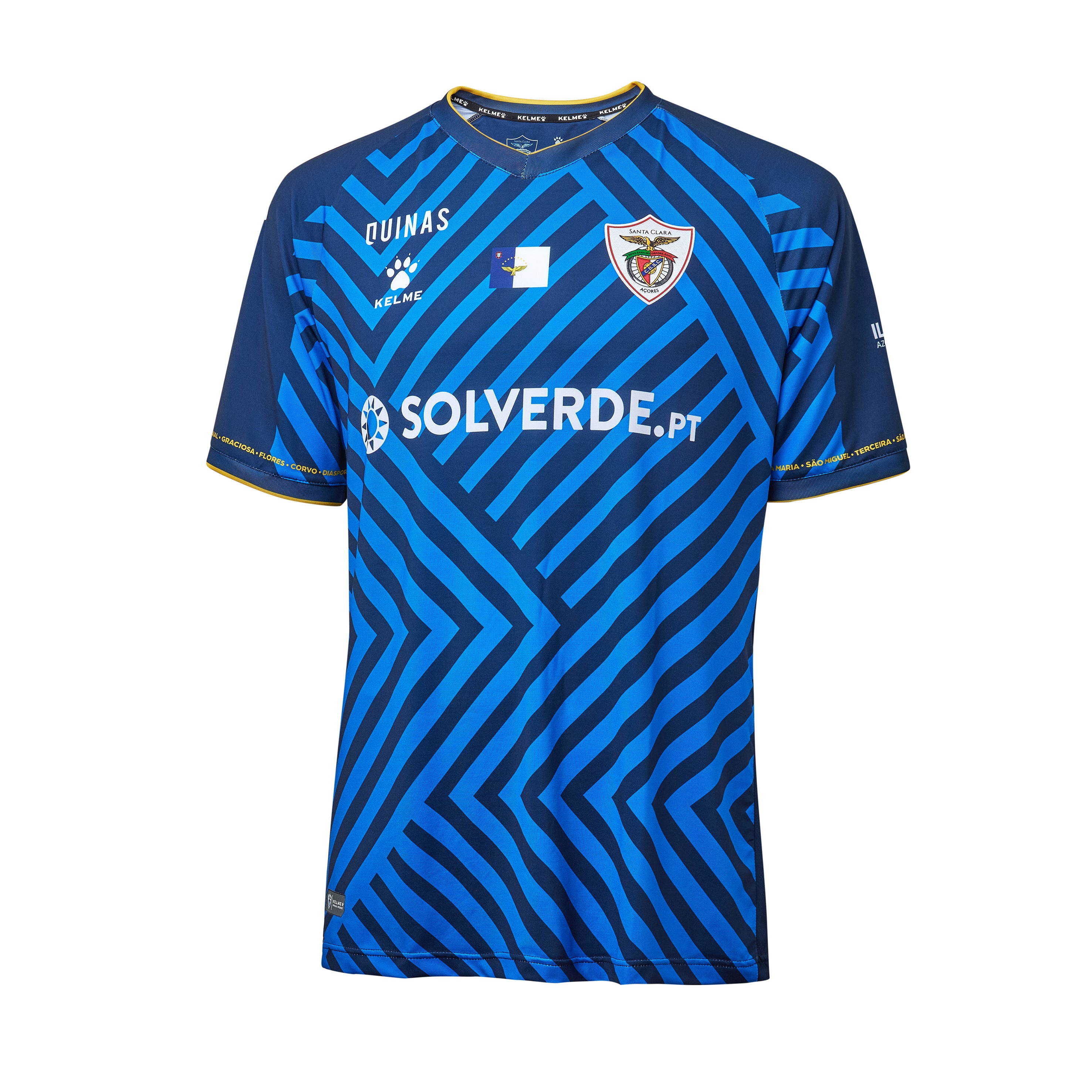 CAMISETA VISITANTE SANTA CLARA F.C. AZUL MARINO