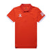 CAMISA POLO INFANTIL CLÁSSICA DE MANGA CURTA NA COR LARANJA