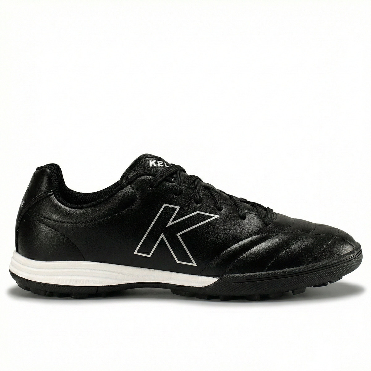 ZAPATILLAS DE NIÑO DE FÚTBOL NEW LINCE TURF NEGRO