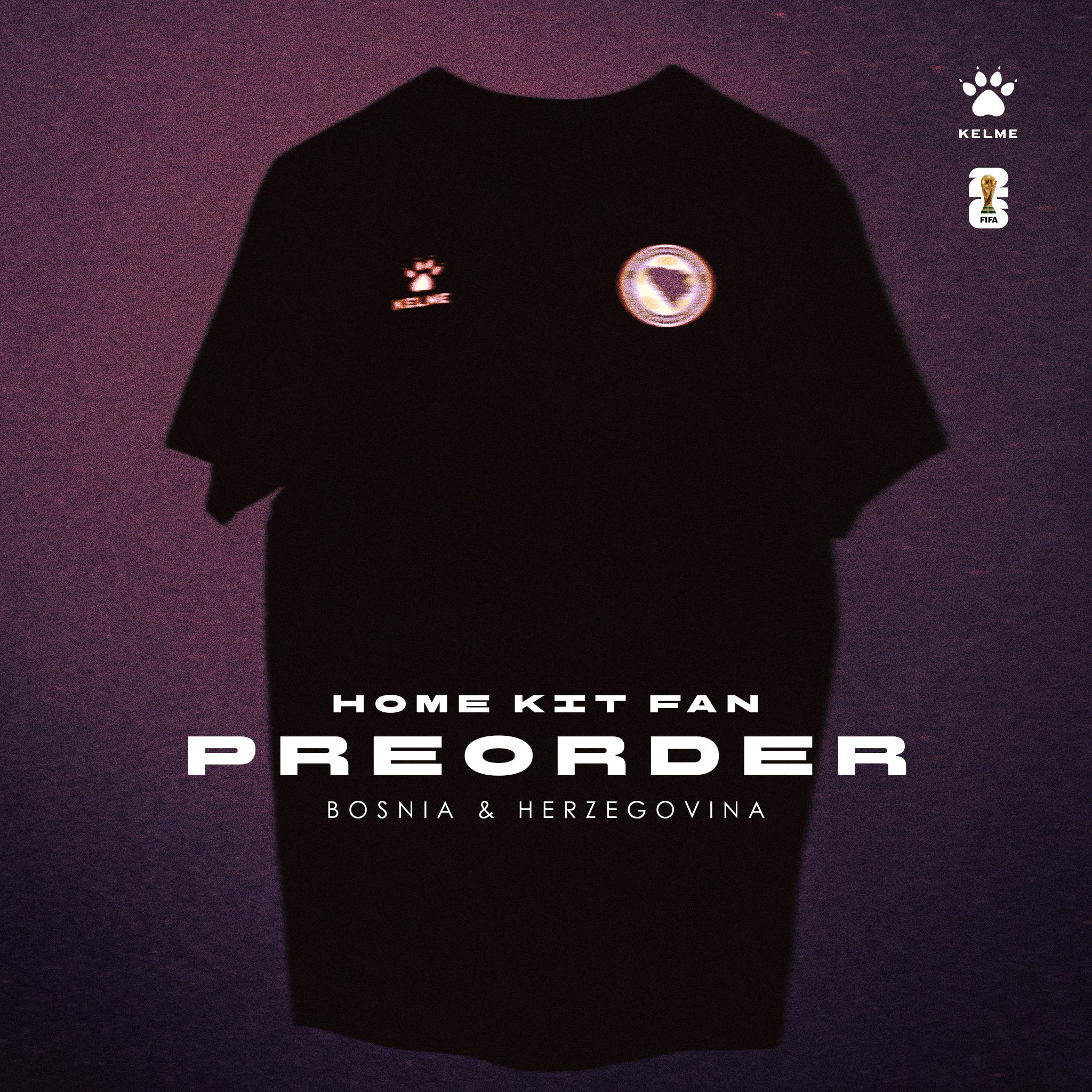 CAMISETA 1ª EQUIPACIÓN BOSNIA & HERZEGOVINA MUNDIAL 2026 - PLAYER VERSION