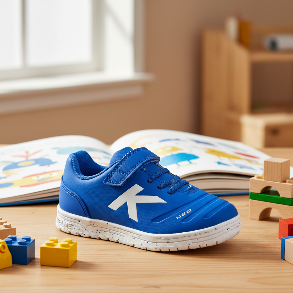 Zapatillas Original Neo Elastic Azul con cuentos y juguetes