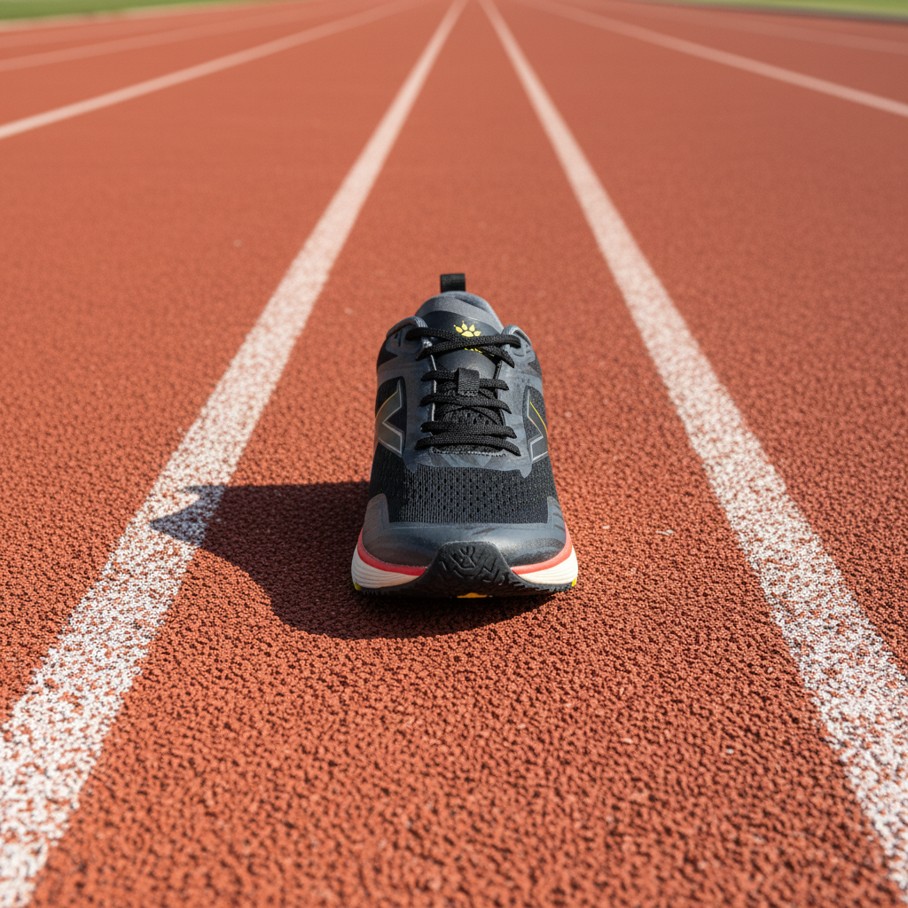 Zapatillas Kelme Valencia sobre pista de tartán