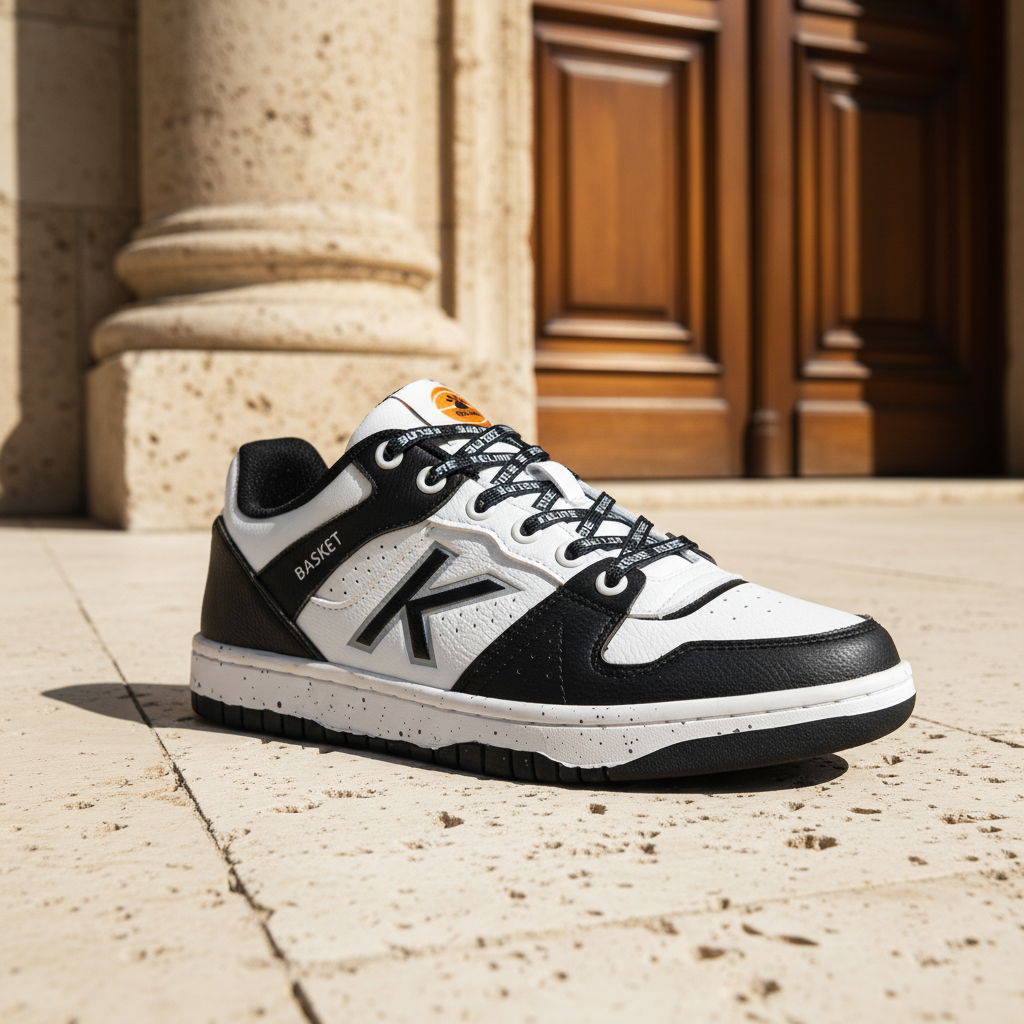 Zapatillas Retrobasket 2.0 en arquitectura clásica