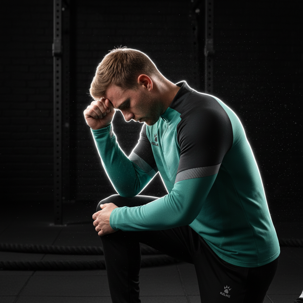 Sudadera KELME Warrior Verde en box de entrenamiento