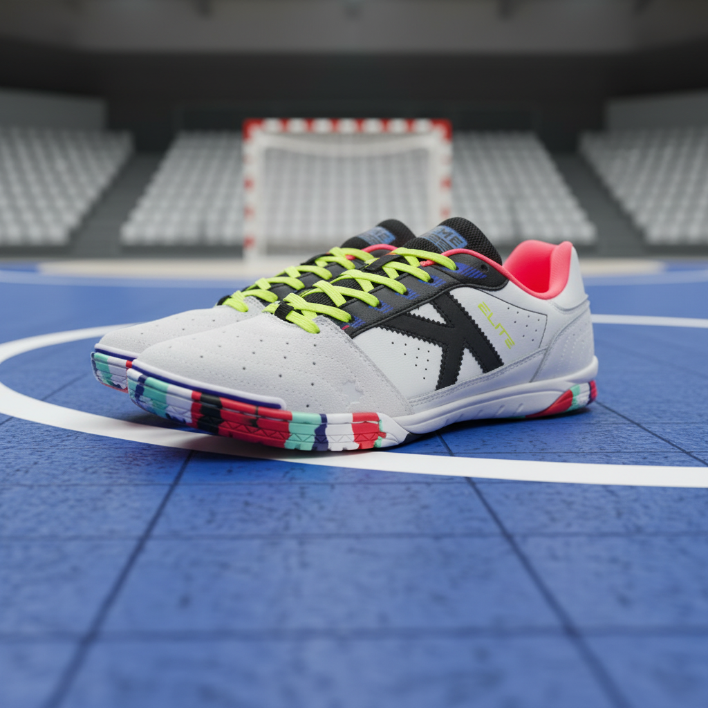 Zapatillas Elite Special Player sobre pista de fútbol sala