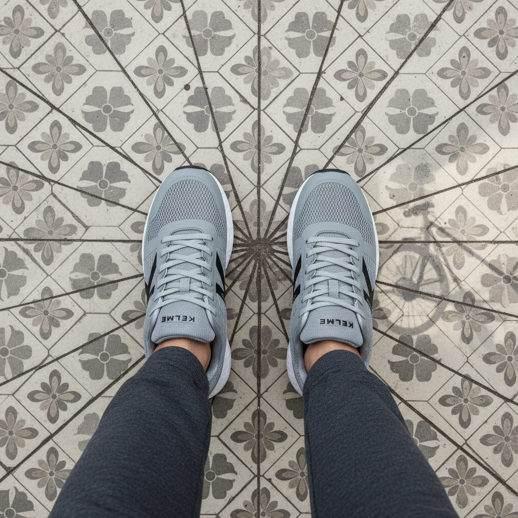 Zapatillas Running K-Rookie en baldosa hidráulica