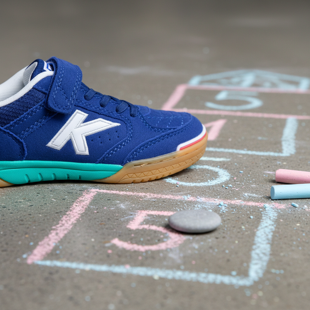 Zapatillas de fútbol sala Precision Elastic con rayuela dibujada en tiza