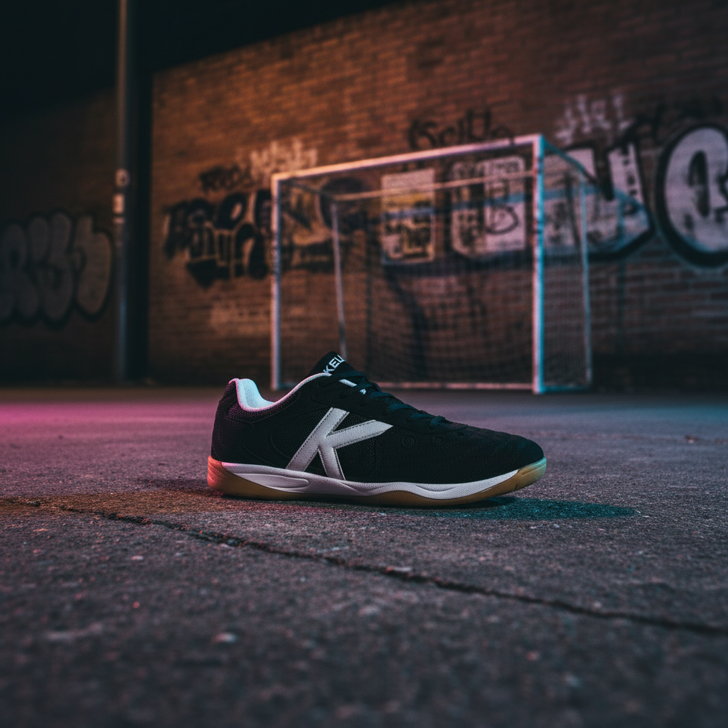 Zapatillas de fútbol sala Indoor Copa en ambiente urbano nocturno