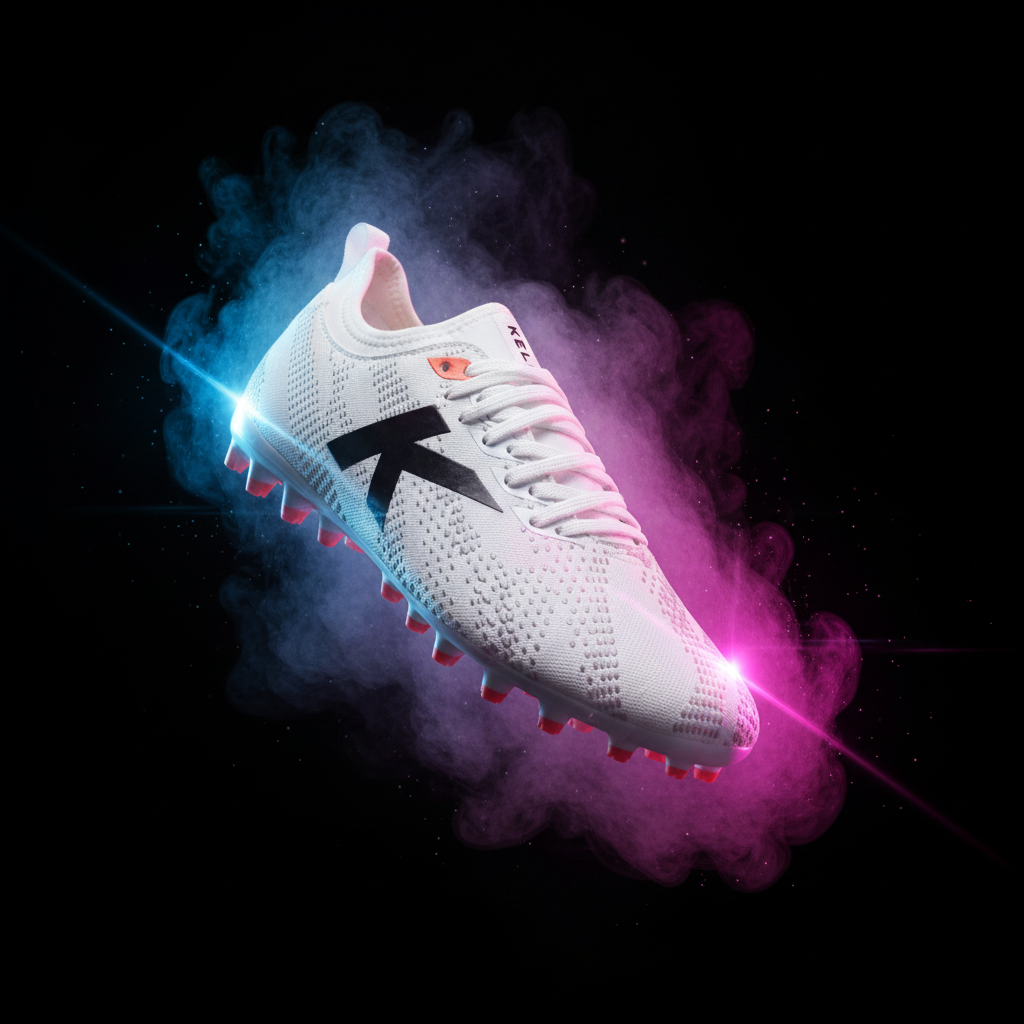Botas de fútbol Pulse con humo y luces de colores