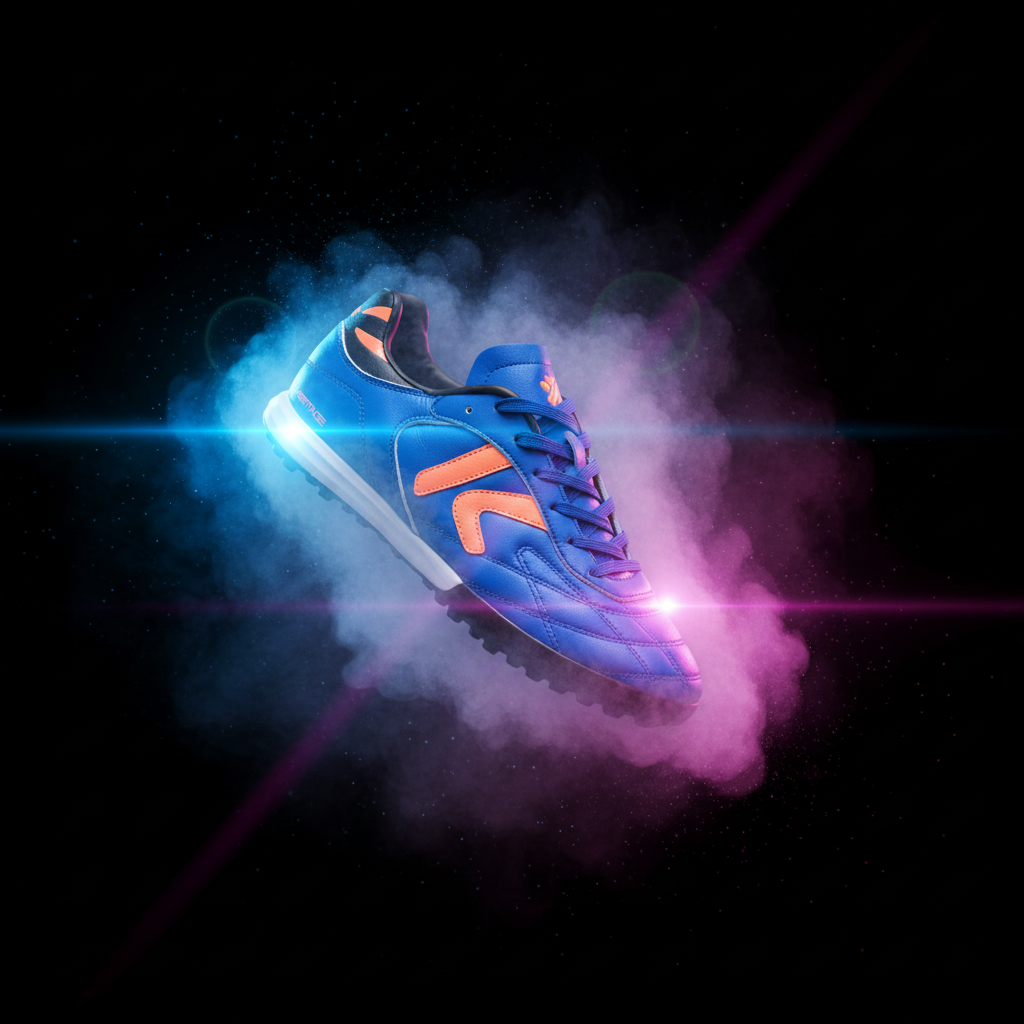 Botas de fútbol Heritage Turf con humo y luces