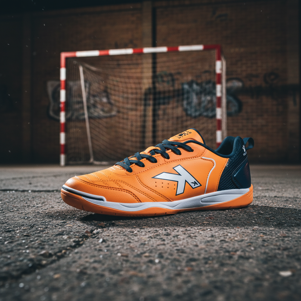 Zapatilla Goleiro en ambiente urbano nocturno