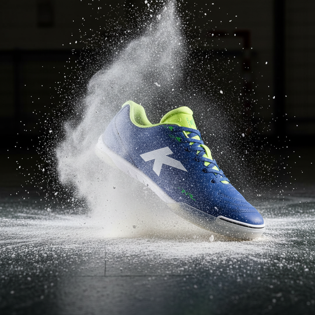 Zapatillas de fútbol sala Final Indoor con efecto polvo en movimiento