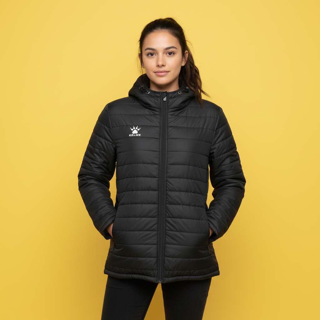 Chaqueta KELME Snow Negro en estudio color block