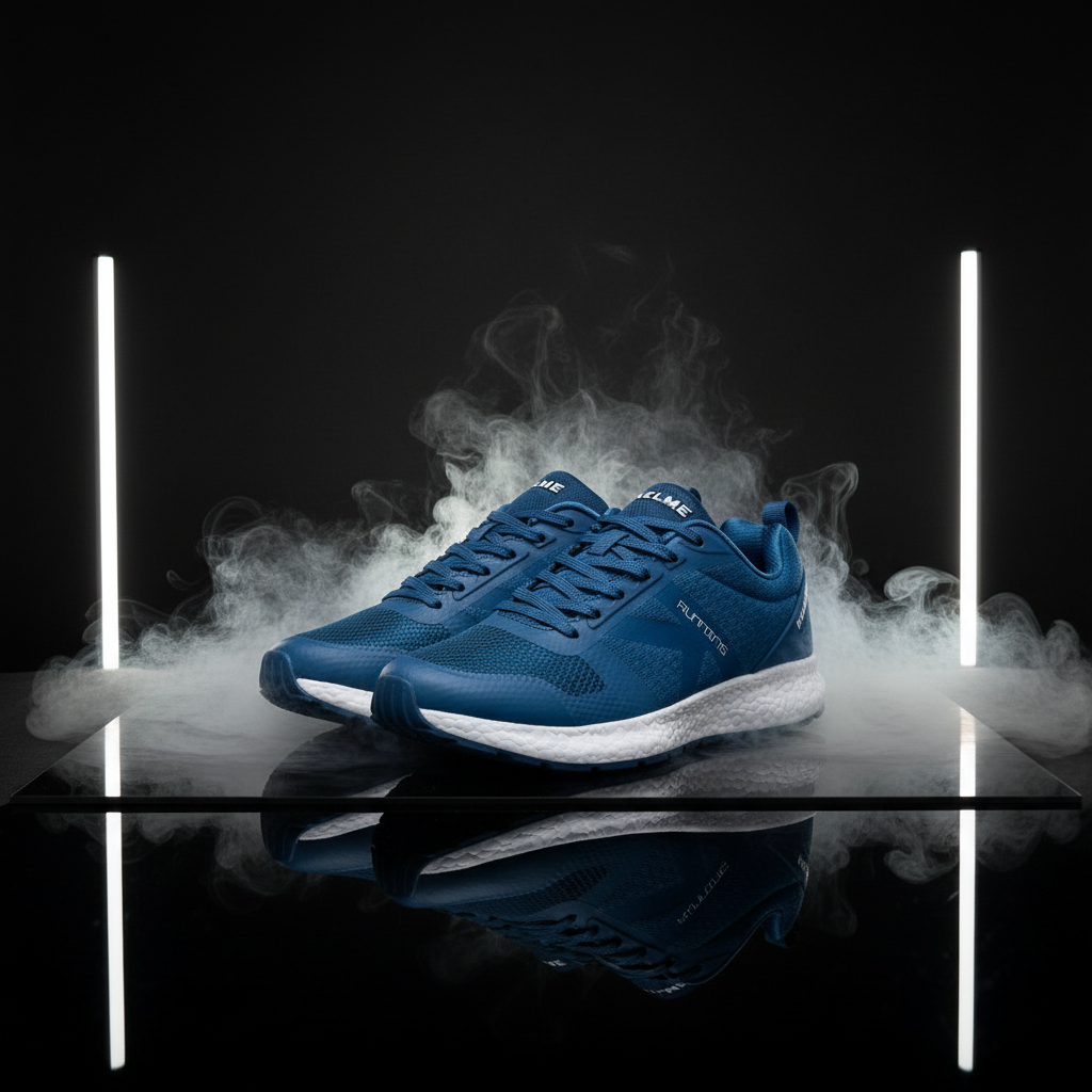 Zapatillas K-ROOKIE en estudio con humo