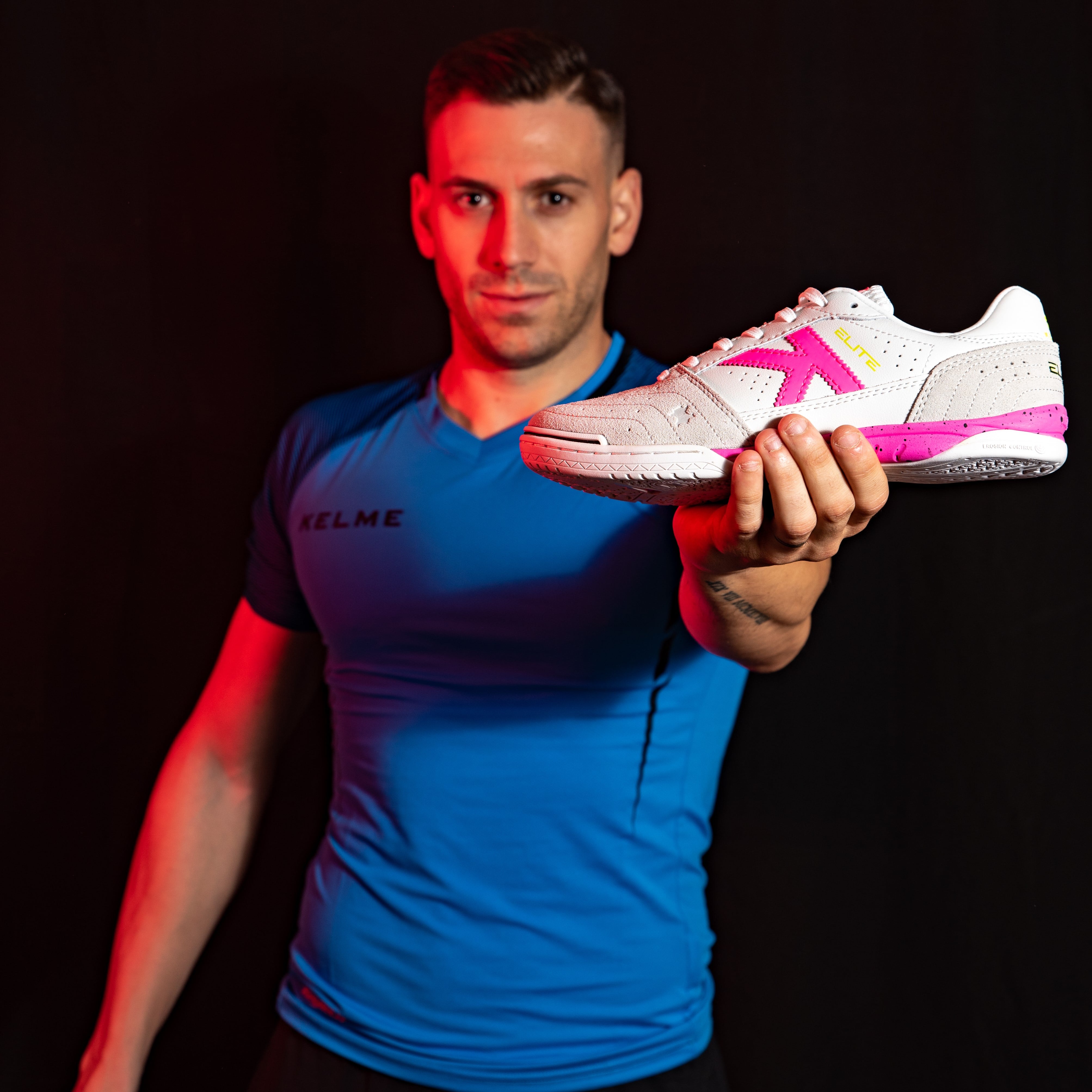 ELITE WHITE INDOOR SOCCER SHOES