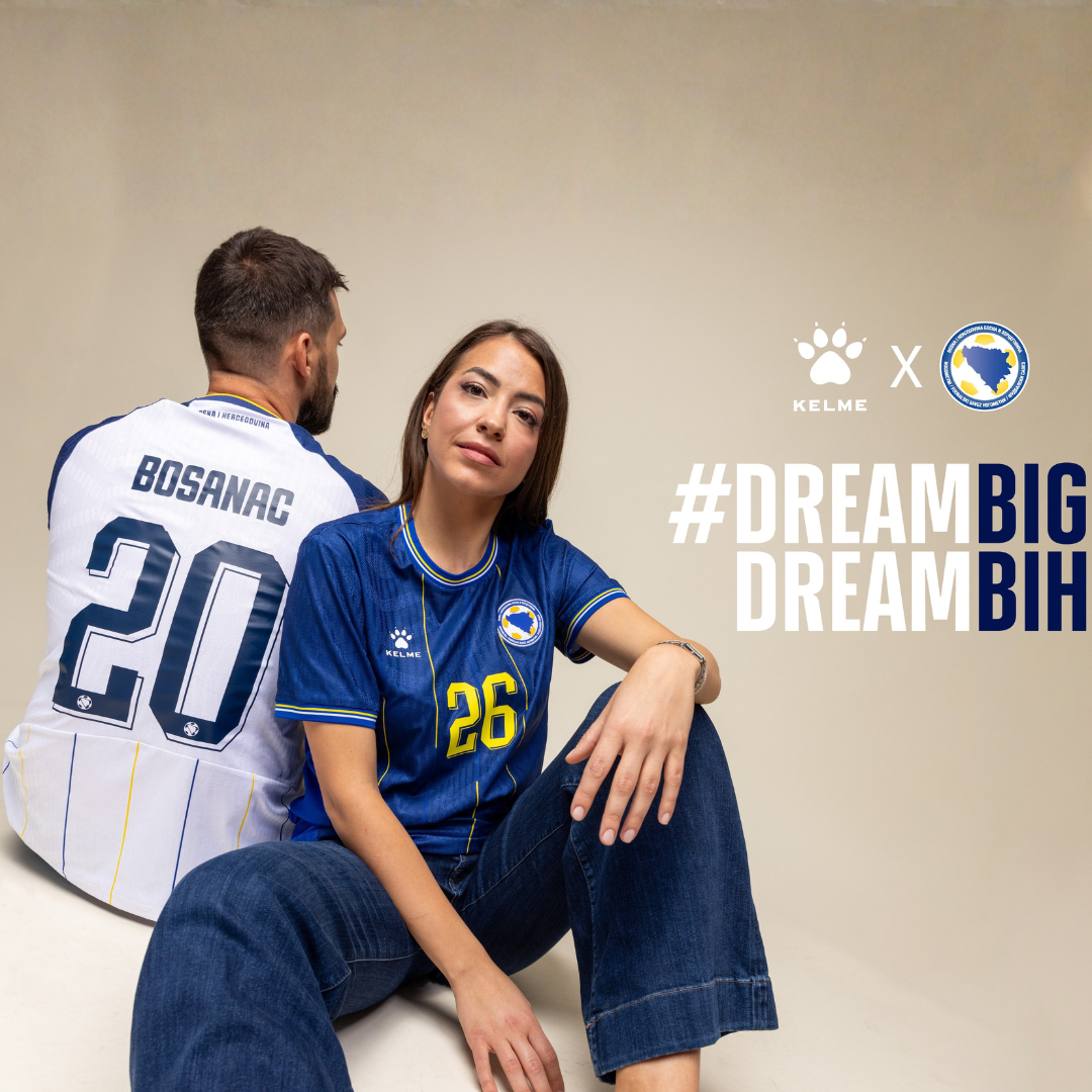 LA NUEVA PIEL KELME DE BOSNIA Y HERZEGOVINA PARA EL MUNDIAL 2026