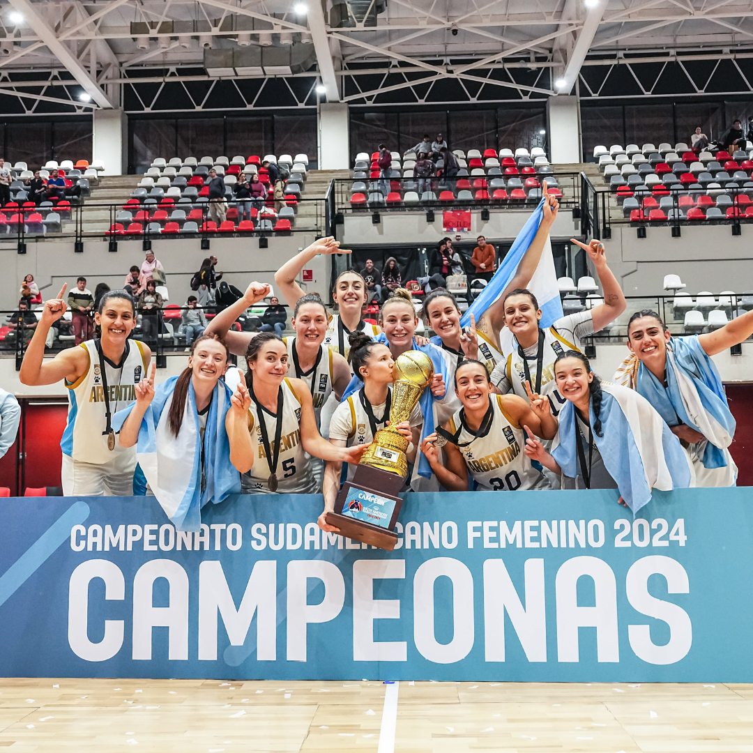 LA SELECCIÓN FEMENINA ARGENTINA SE PROCLAMA CAMPEONA INVICTA DEL SUDAMERICANO