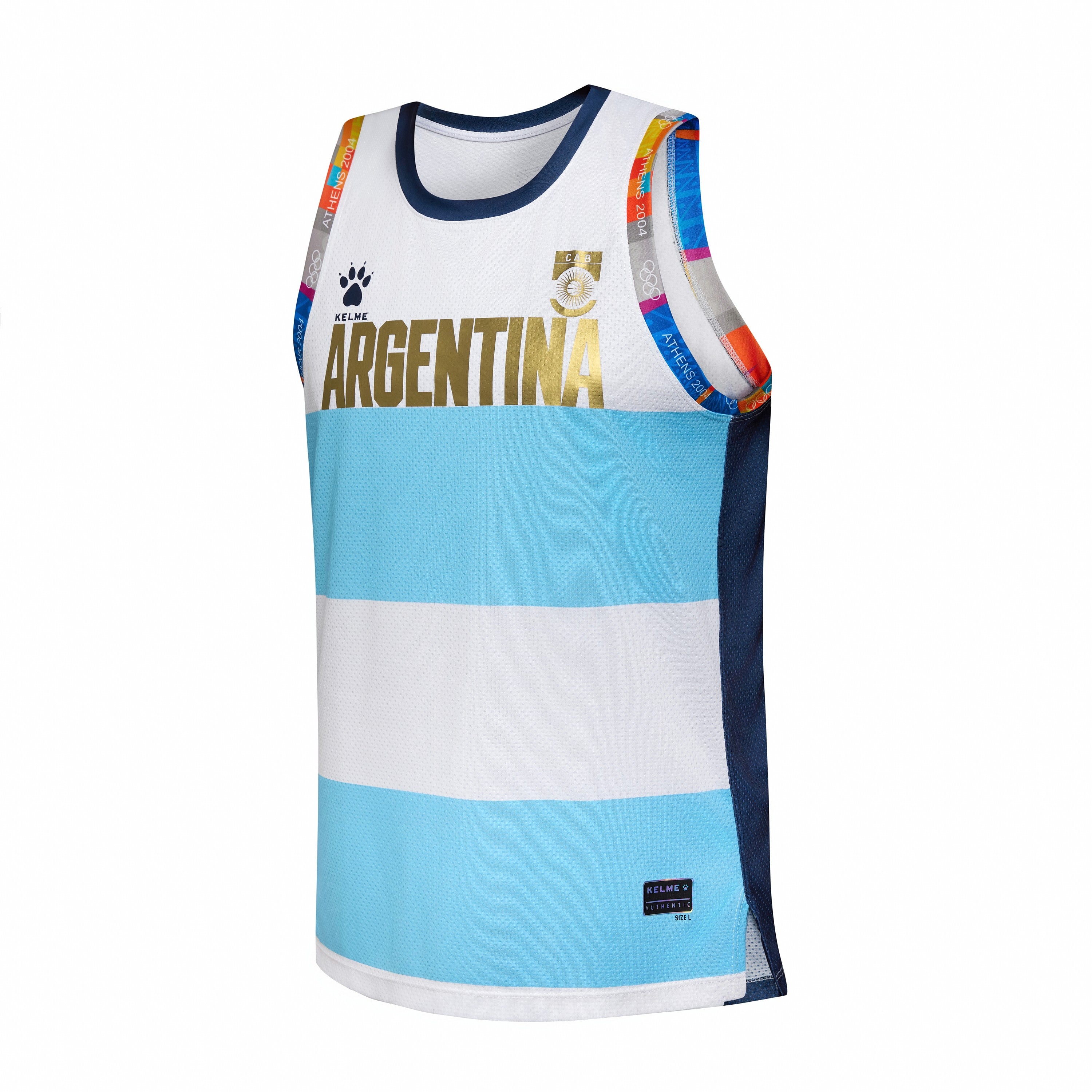 CAMISETA MANGA CORTA CAMISETA 1ª ARGENTINA BASKET MUJER 2024-25  3816-62 - 1