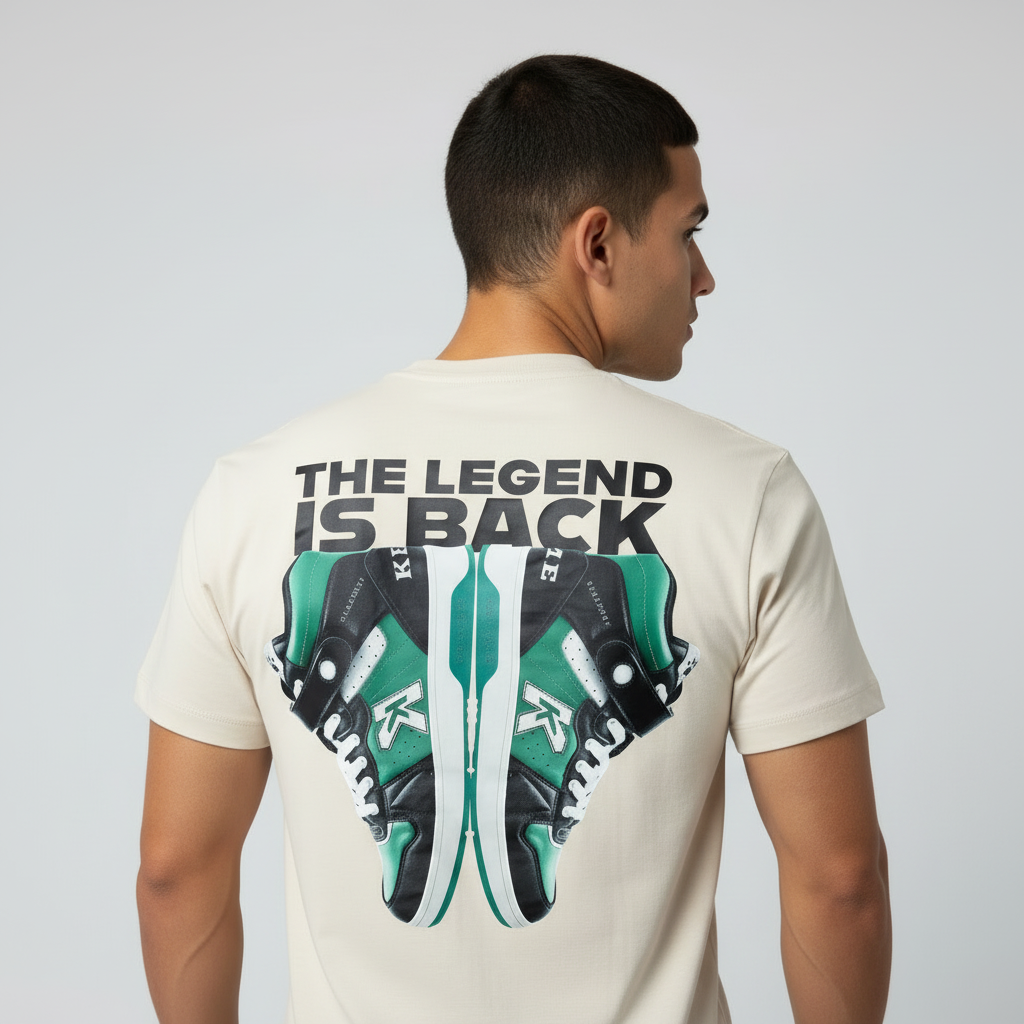 CAMISETA JV8 BEGE
