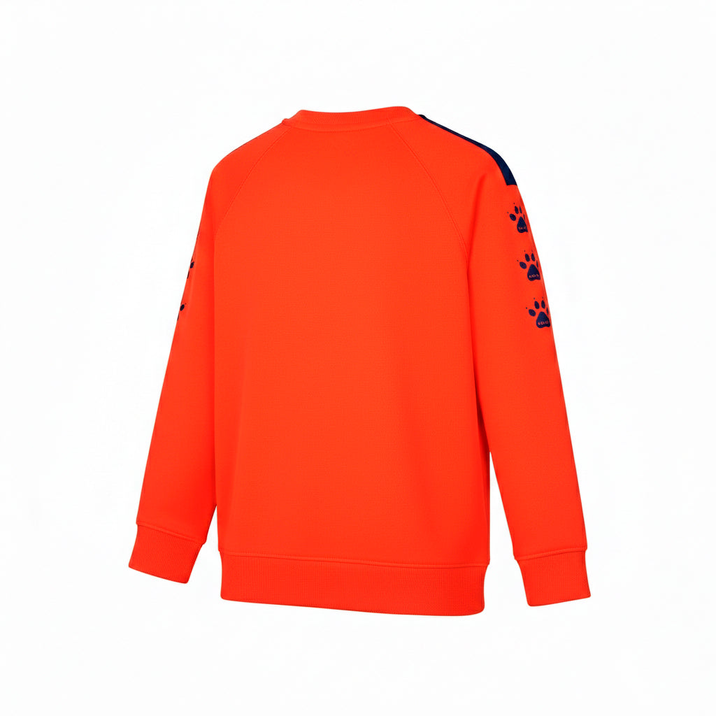 SWEATSHIRT INFANTIL LYNX LARANJA E AZUL