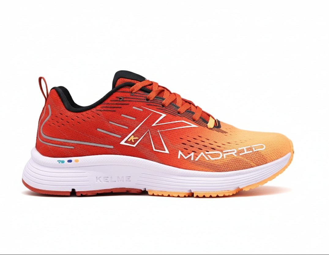 ZAPATILLAS RUNNING MADRID NARANJA-GRANATE