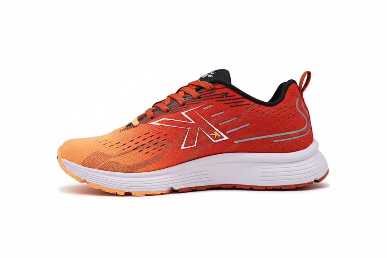 ZAPATILLAS RUNNING MADRID NARANJA-GRANATE