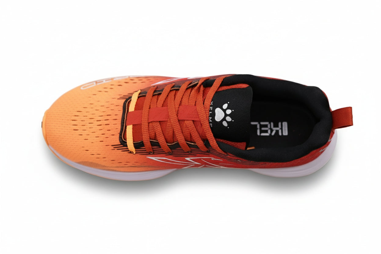 ZAPATILLAS RUNNING MADRID NARANJA-GRANATE