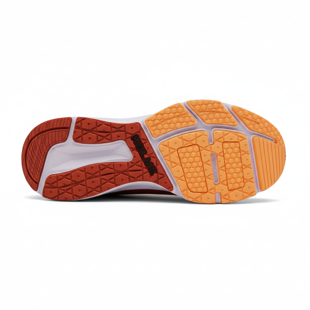 ZAPATILLAS RUNNING MADRID NARANJA-GRANATE