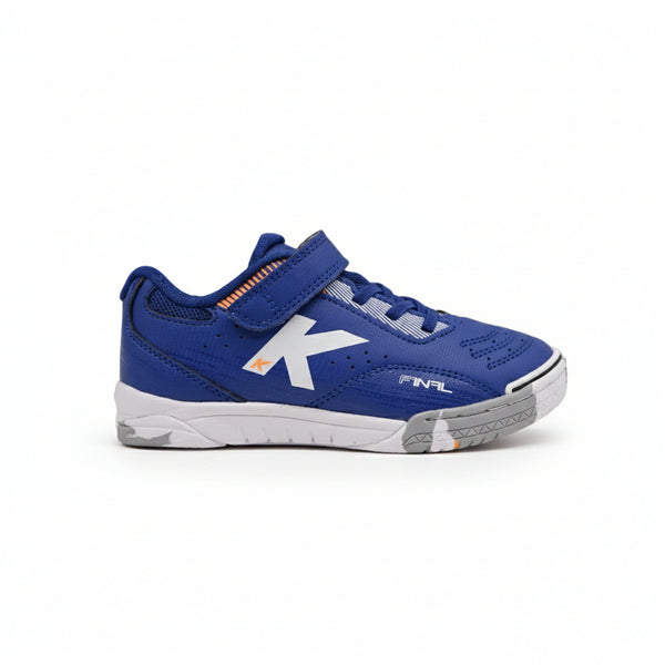FINAL ELASTIC INDOOR BLUE CHILDREN'S INDOOR SOCCER SHOES